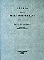 Copertina di Storia delle belle arti friulane scritta dal conte Fabio di Maniago.