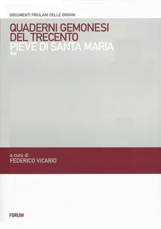 Copertina di Quaderni gemonesi del Trecento