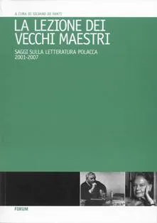 Copertina di La lezione dei vecchi maestri
