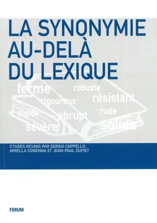 Copertina di La synonymie au-delà du lexique