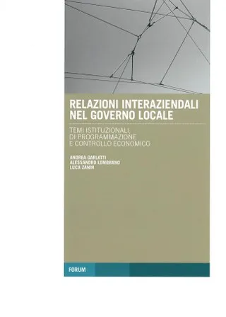 Copertina di Relazioni interaziendali nel governo locale