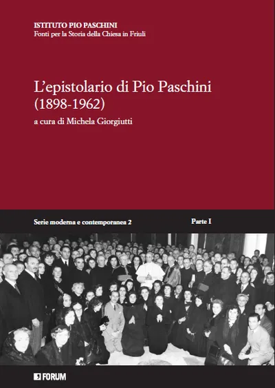 Copertina di L'epistolario di Pio Paschini (1898-1962)