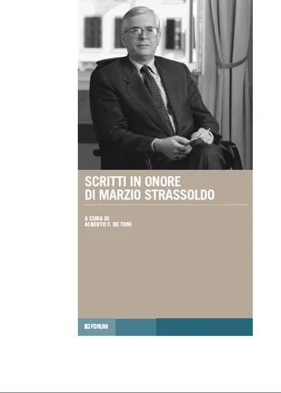 Copertina di Scritti in onore di Marzio Strassoldo