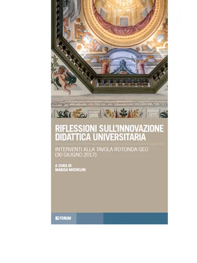 Copertina di Riflessioni sull'innovazione didattica universitaria