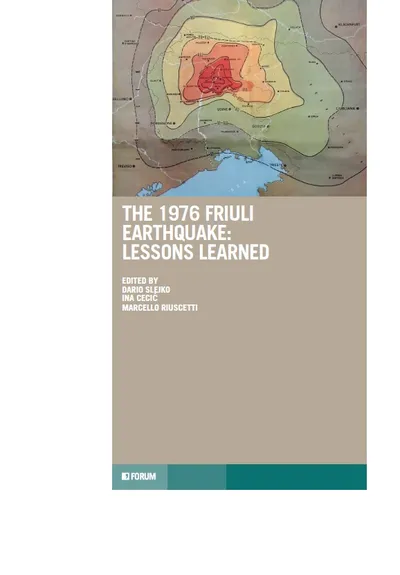 Copertina di The 1976 Friuli earthquake: lessons learned