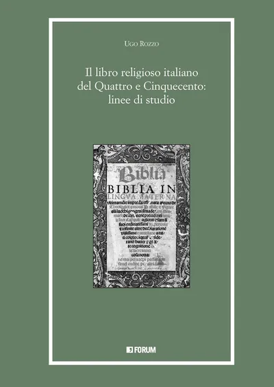 Copertina di Il libro religioso italiano del Quattro e Cinquecento: linee di studio