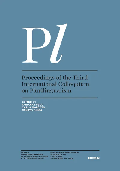 Copertina di Proceedings of the Third International Colloquium on Plurilingualism