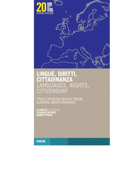 Copertina di Lingue, diritti, cittadinanza/Languages, rights, citizenship