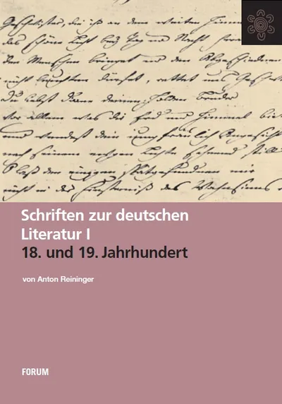 Copertina di Schriften zur deutschen Literatur I