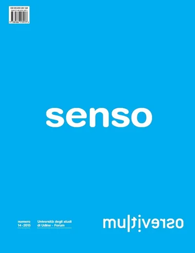 Copertina di Multiverso, 14/2015 
SENSO