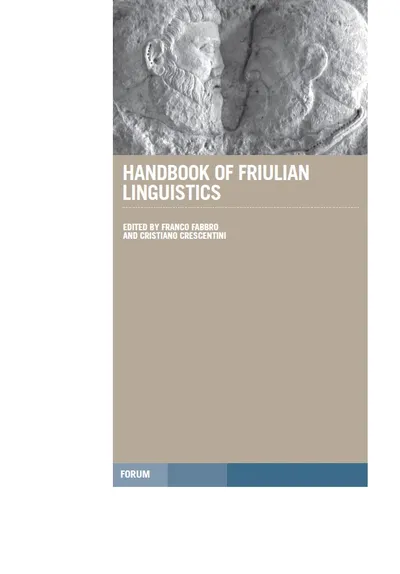 Copertina di Handbook of friulian linguistics