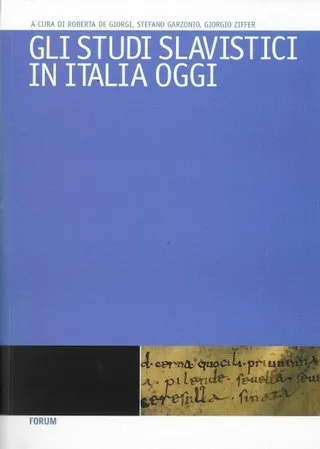 Copertina di Gli studi slavistici in Italia oggi
