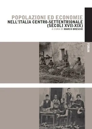 Copertina di Popolazioni ed economie nell'Italia centro-settentrionale (secoli XVII-XIX)