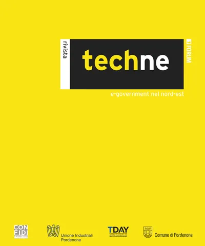 Copertina di Techne. E-government nel nord-est